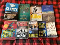 Books - variety - incl. Ken Follett, Tom Clancy, Jeffrey Archer