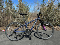Kids Kona Hula 24” mountain bike with front shock