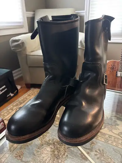 Red Wing Engineer Boots size 9.5, View more