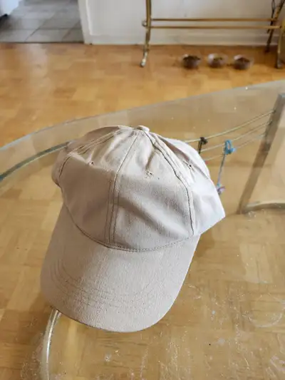 BASEBALL CAPS adults sand colour with velcro adjustable strap. 3, View more