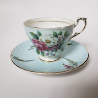 Mix Paragon Cup and Foley Saucer Made in England