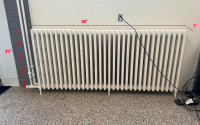 Cast Iron Hot Water Radiators - Multiple Sizes Available