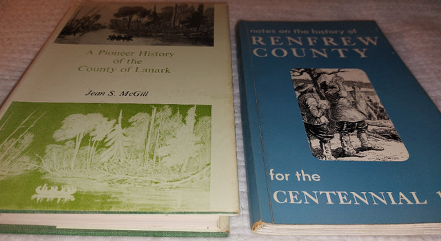 Lot of 2 Old Books on Renfrew Lanark County in Non-fiction in Kingston - Image 2