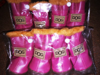 NEW  DOG BOOTS  SIZE 8