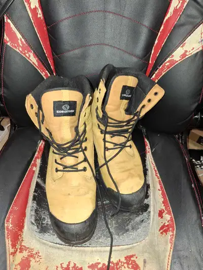 Steel-toed boots size 12, View more