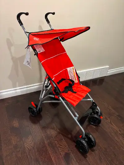 Brand new with tags Billy compact fold and swing umbrella stroller. Retails for $70 Selling for $35...
