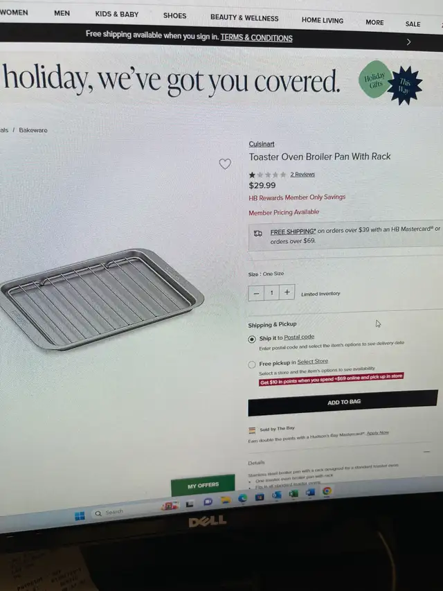 Brand New Cuisinart Toaster Oven Broiler Pan w Rack in Toasters & Toaster Ovens in Mississauga / Peel Region - Image 4