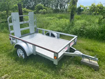 Galvalume plus Open Rail Trailer Retails for $1699 will accept $1150 has never been used