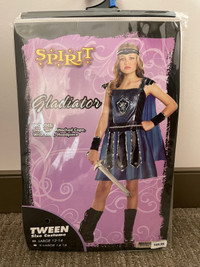 Girls Gladiator Halloween Costume Size Large 12-14
