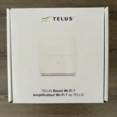$160 - Telus Boost Wifi 7 B30A Router/Modem Ordered two and only needed one. Open box. Includes orig...
