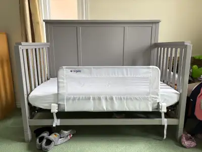 Sold pending pickup 6/20 Grey Delta ‘EPIC’ Crib originally purchased from Babies R Us. Can be used a...