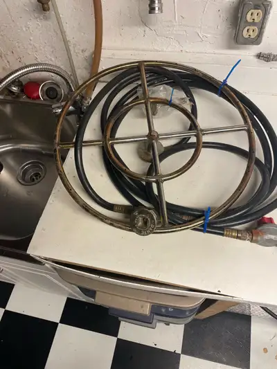 18” dual ring fire ring, View more