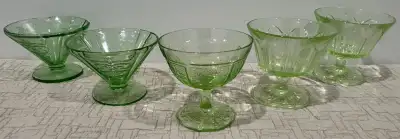 Depression Glass Sherbet Dishes, View more