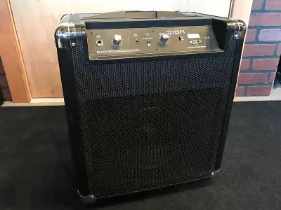 Ion Block Rocker Bluetooth Portable Speaker Microphone karaoke, View more