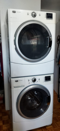 Maytag Front-Loading Stackable Washer & Dryer