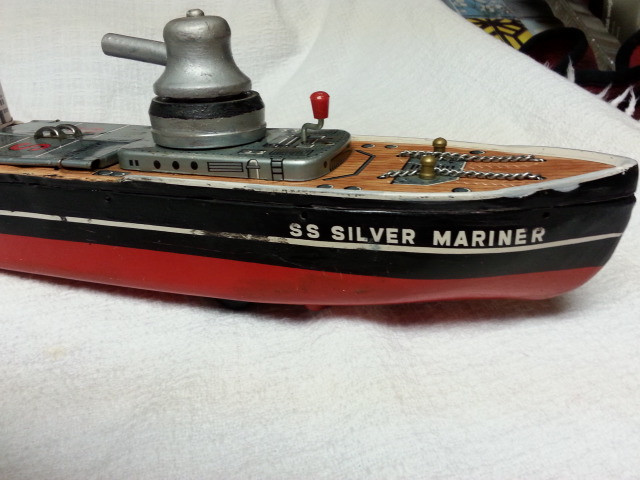 TIN LITHO BANDAI SS SILVER MARINER CARGO SHIP in Arts & Collectibles in Bedford - Image 3