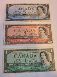 Old Canadian bank notes