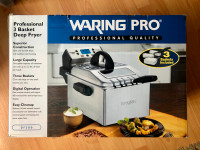 Waring Pro Professional 3 Basket Deep Fryer DF280