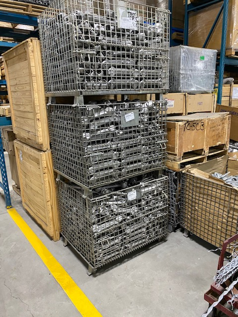 50% OFF USED WIRE MESH BINS.COLLAPSIBLE,STACKING USED PARTS BINS in Tool Storage & Benches in St. Catharines - Image 4