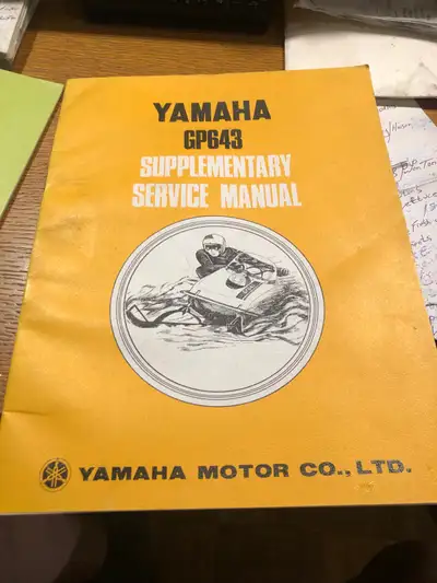 vintage Yamaha Snowmobile  643 service manuals, View more