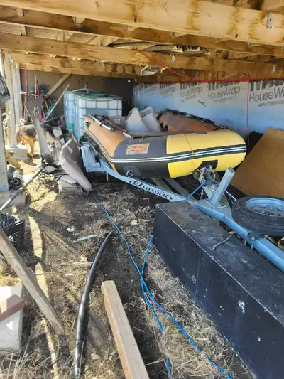 Seeing if there is any interest in my inflatable boat. Just want to sell the boat but maybe sell tra...