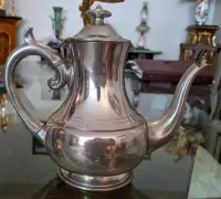Eagle Pewter Tea Pot, hand made by Woodbury Pewterers