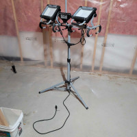 Costco twin construction LED lights with stand