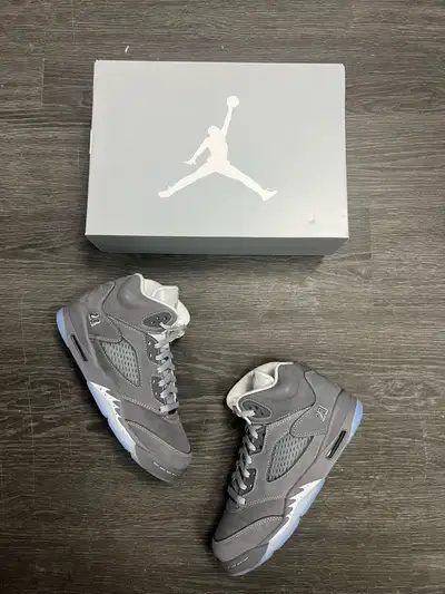 Nike Jordan 5 Wolf Grey size 6.5y, View more
