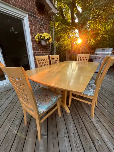 Solid wood 6 seater Dining Table & Chairs Set, View more