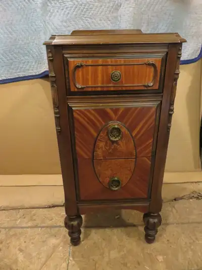 Antique Walnut End Table, View more