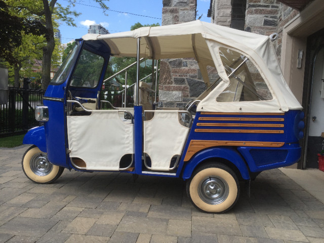 Piaggio Ape Classic Vintage 3 wheels car collection rare vehicle in Other in City of Toronto - Image 3