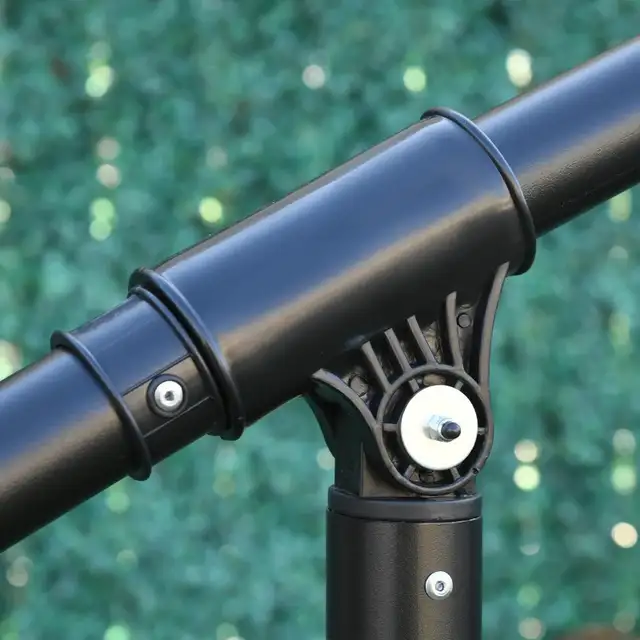 Banana 10' Outdoor Cantilever Umbrella with Solar Lights in Patio & Garden Furniture in Markham / York Region - Image 11