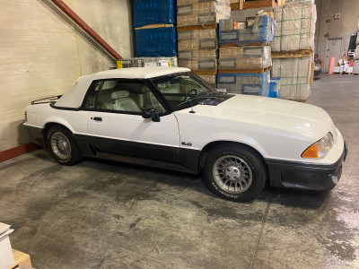 1988 Ford Mustang GT Convertible,Rebuilt Auto transmision,125400
