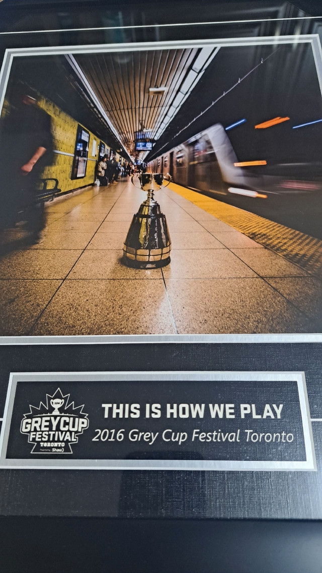 2016 Grey Cup Framed Print in Arts & Collectibles in Oakville / Halton Region