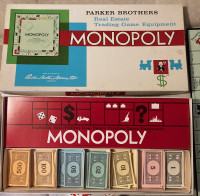 Vintage Monopoly Board  Game