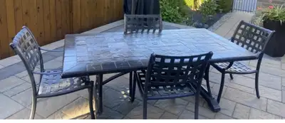 Stone Patio table set, View more