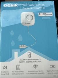 D-Link DCH-S161 WiFi Water Sensor and Alarm, Smart App Alerts