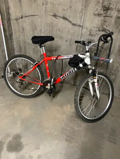 Infiniti bike. Comes with lock and bottle holder, View more