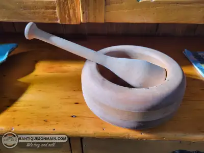 Vintage Mortar And Pestle Set, View more