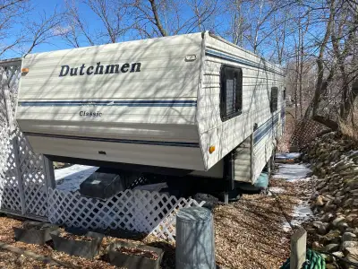 5th wheel located in seasonal site at South shore campground(formerly Butlers) in Regina Beach. Very...