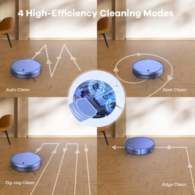 ZCWA Robot Vacuum and Mop Combo, 2 in 1 Mopping Robotic Vacuum in Vacuums in City of Toronto - Image 5