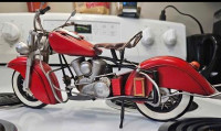 Aluminum decorative motorcycle 