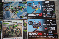 Plusieurs Posters MOTOCROSS usa 2015 a 2023.  3$ chaque