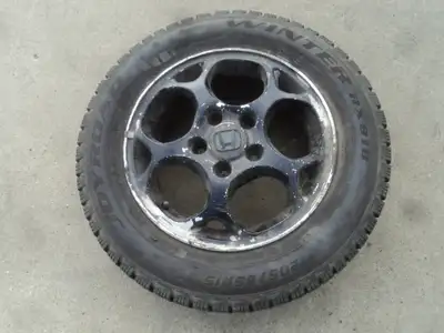 1 Joyroad winter tire with alloy rim is for sale. Tire is 205/65/15. Rim is 5 holes, 4.5 inch or 114...