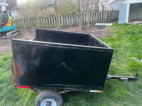 4x4  steel trailer with gate 2 inch ball hook up 