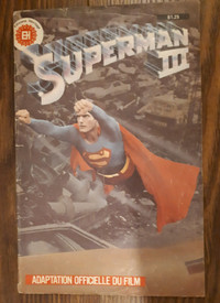 Comic Superman III l'adaptation officielle du film Héritage