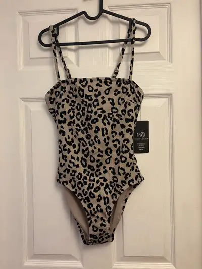 Brand new onepiece Leopard print swimsuit sz:L, View more