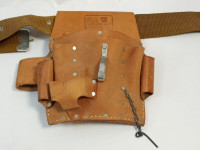 Action Leathercraft VLP-500 Electrician's Tool Pouch and Belt