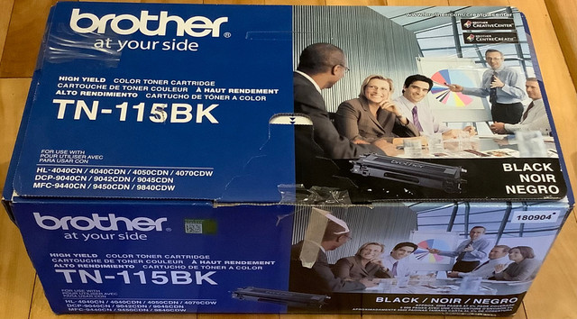 Brother Toner TN-115BK in Printers, Scanners & Fax in City of Montréal - Image 2