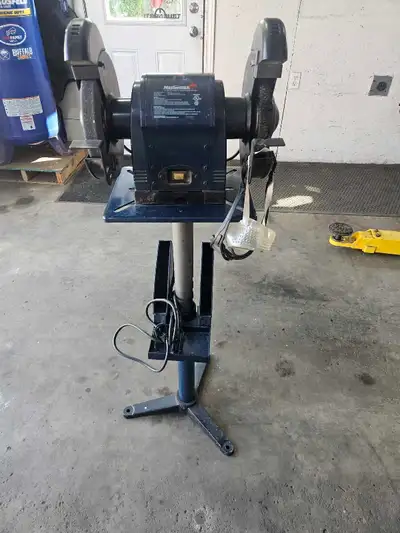 Grinder mounted on stand, View more